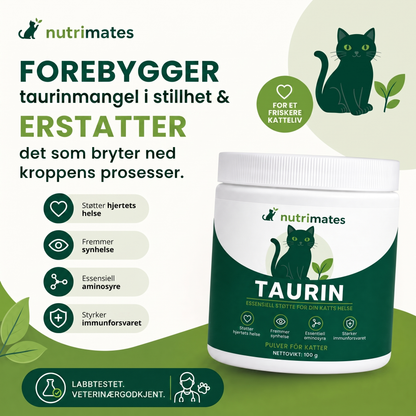 Nutrimates™ Taurin — Stopp mangelen før du ser den**