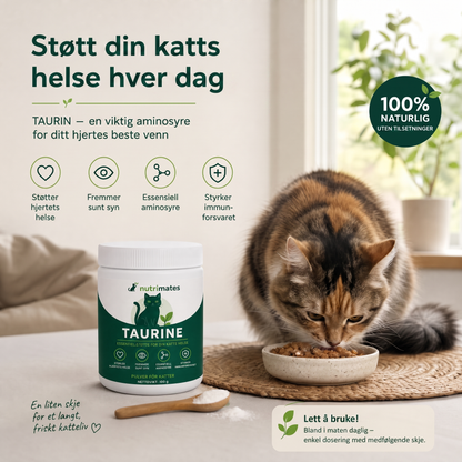 Nutrimates™ Taurin — Stopp mangelen før du ser den**